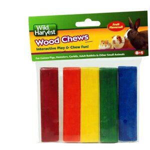 Wild Harvest  Colored Fruit Flavored wood chews "interactive Play & Chew Fun"